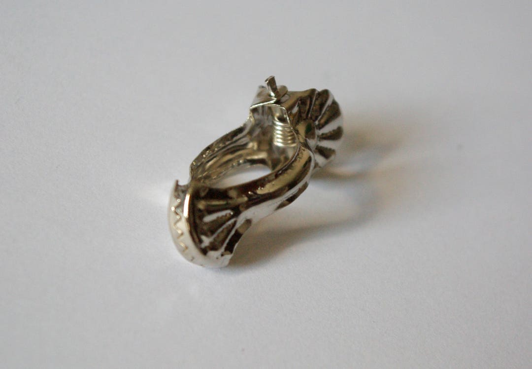 CAFE Rod Curtain Pole Rings, Antique French Clips, Country Decor, Shiny