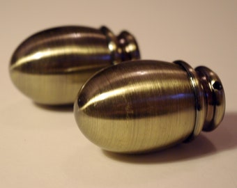 Antique Gold Metal Curtain Pole Finials - For Ø16mm Curtain Pole (PACK OF 1)