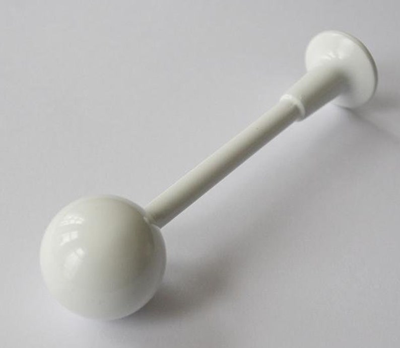 Pack of 2 *Wall fixings included* Classic Pencil Metal Wall Curtain Hold backs 115mm