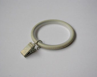 Anelli Per Tenda Con Gancio, Colore Nero, Diametro Interno 32, Diametro