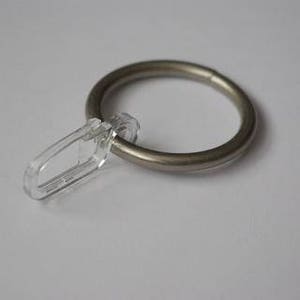 Antique Silver Curtain Rings Clips Pack of 10 Ø30 mm/Ø35 mm/Ø40 mm imagem 2