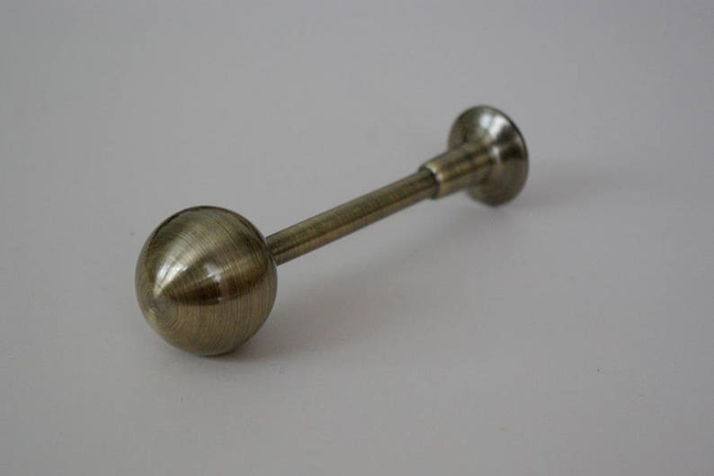 Pack of 2 *Wall fixings included* Classic Pencil Metal Wall Curtain Hold backs 115mm