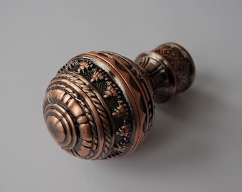 Curtain Pole Finial –  Antique Copper / Antique Silver / Shiny Gold Ø25mm (PACK OF 1)