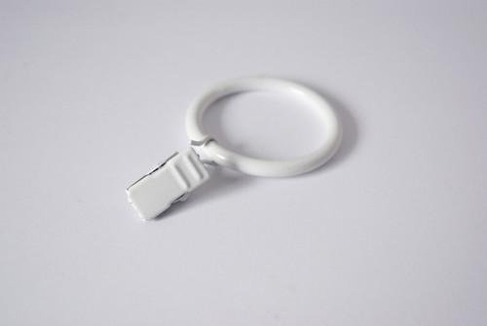 White Curtain Rings with Clips or Plastic Hooks Ø30mm or Ø40mm Etsy