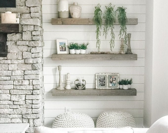 Grey Floating Shelves | FREE Shipping | Floating Shelves