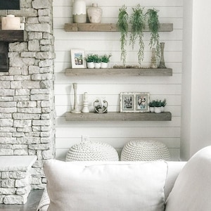 Grey Floating Shelves | FREE Shipping | Floating Shelves