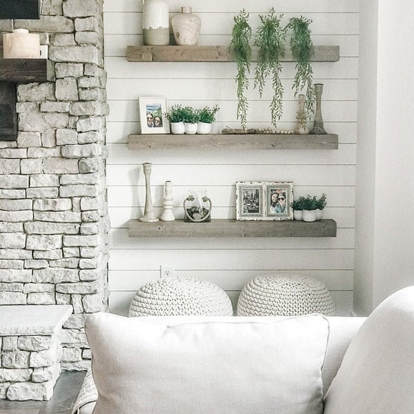 Grey Floating Shelves | FREE Shipping | Floating Shelves