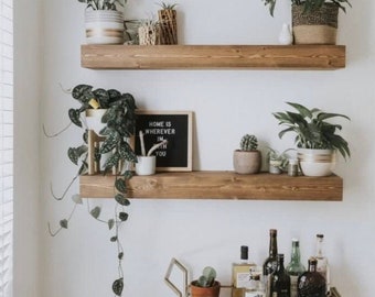 Floating Shelves, Open Shelving, Floating Shelf, Farmhouse Shelves, Deep Shelves, Wide Shelves