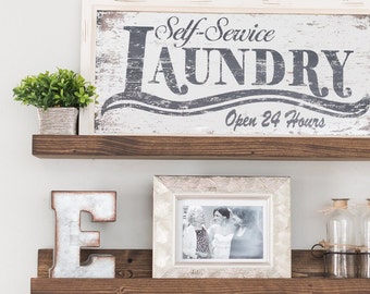 Wooden Floating Picture Ledge Shelf: Thin Wall Shelves