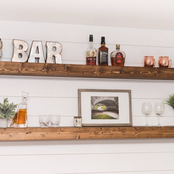 LONG Floating Shelves | FREE Shipping | Floating Shelf