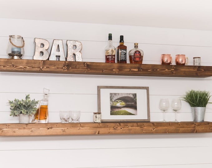 LONG Floating Shelves | FREE Shipping | Floating Shelf