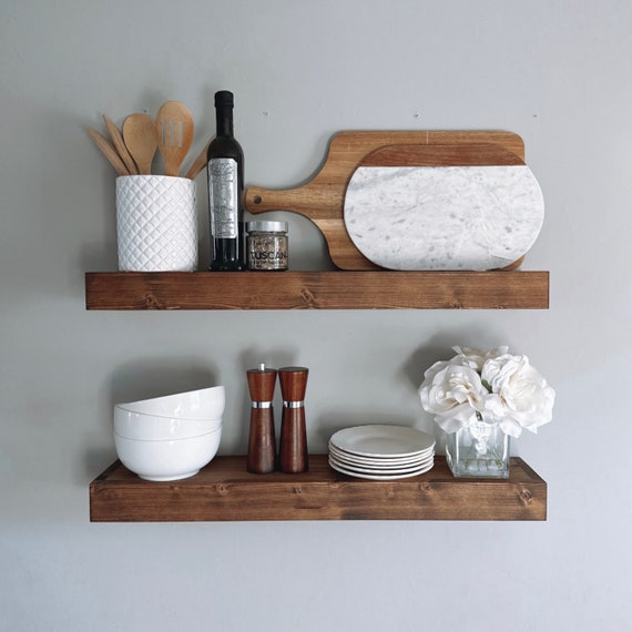 Thick online wood shelves
