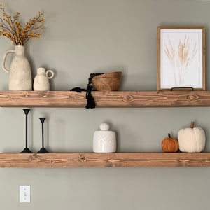 READY TO SHIP Floating Shelves, Floating Shelf, Wooden Shelves, Open Shelving