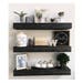 Floating Shelves | FREE Shipping | 12' - 72' | Black Shelves 