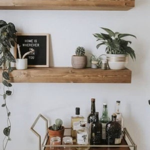 Floating Shelves, Open Shelving, Floating Shelf, Farmhouse Shelves, Deep Shelves, Wide Shelves image 2