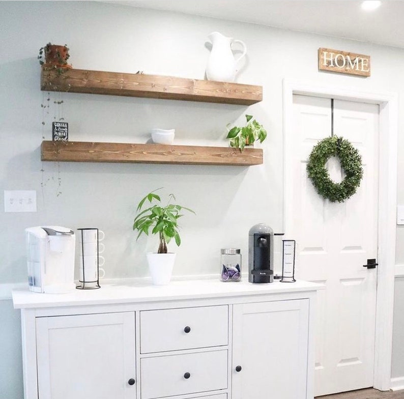 Floating Shelf Floating Shelves Farmhouse Decor Rustic Etsy