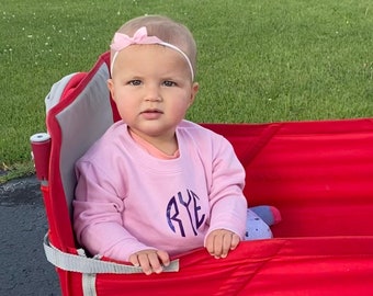 Sudadera Toddler Monogram Crew, Sudadera Monogram Niños, Sudadera Toddler Fleece Monogram, Sudadera Kids Fleece Monogram Crew Sudadera