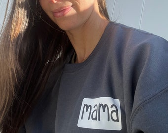 Mama Crew Sweatshirt, Mama Sweatshirt, Mama Swag, Mommy Sweatshirt, Dada Sweatshirt, Daddy Sweatshirt, Mimi Sweatshirt, Papa Sweatshirt