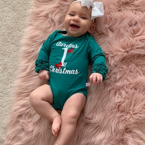 Holiday Onesie, Baby Birthday Onesie, First Birthday Onesie, Baptism Onesie, Big Brother/Little Brother, Big Sister/Little Sister onesie image 4