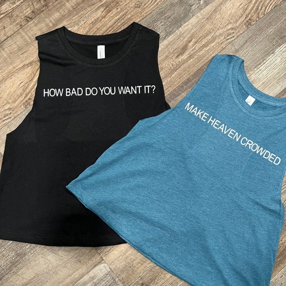 Women's Racerback Cropped Tank Top 