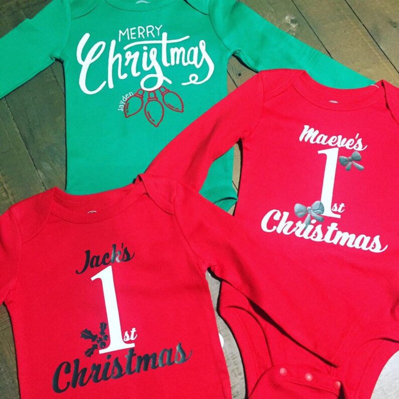 Holiday Onesie, Baby Birthday Onesie, First Birthday Onesie, Baptism Onesie, Big Brother/Little Brother, Big Sister/Little Sister onesie image 8