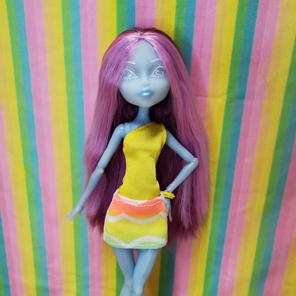 Rainbow Waves Skirt for Monstrous Doll