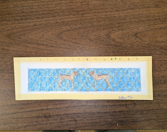 Custom Needlepoint Key Fob Canvas