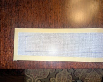 Needlepoint Canvas 18 ct  for belt blank