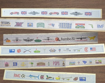 Custom Needlepoint Life Belt Canvas