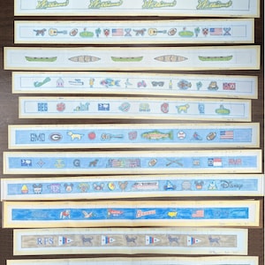 Custom Needlepoint Life Belt CANVAS (message before making order about design)