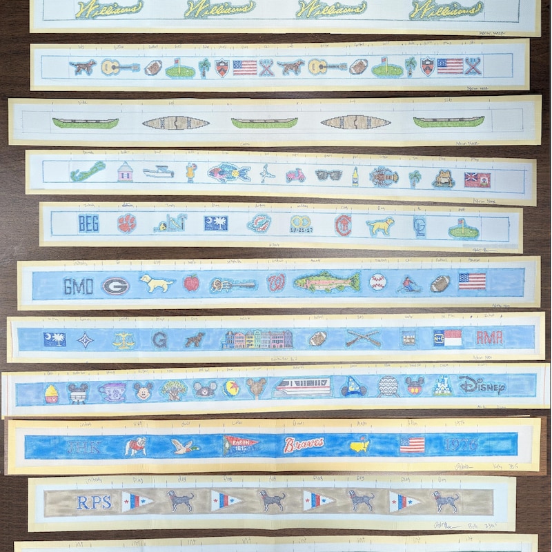 Needlepoint Canvases Belts Etsy