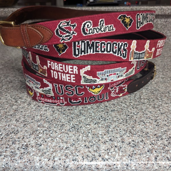Needlepoint Belt Etsy