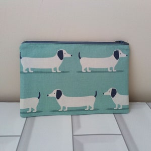 Dachshund Sausage Dog Cosmetic Make Up Bag or Pencil Case
