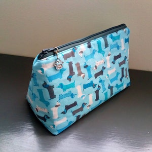 Dachshund Luxury Padded Cosmetic Make Up Bag