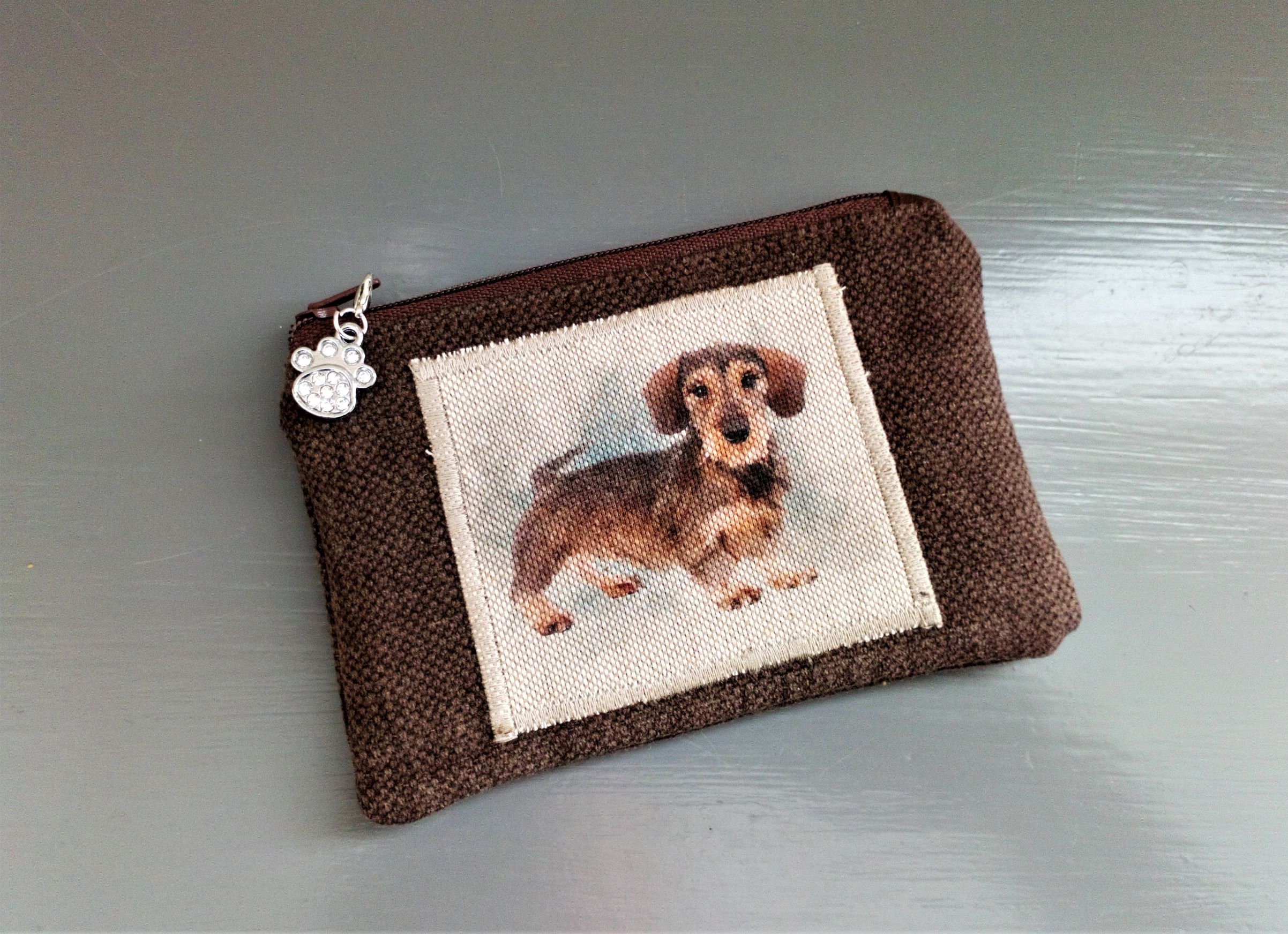 Wire Hair Dachshund Fabric Coin Purse – Devoted to Dachshunds