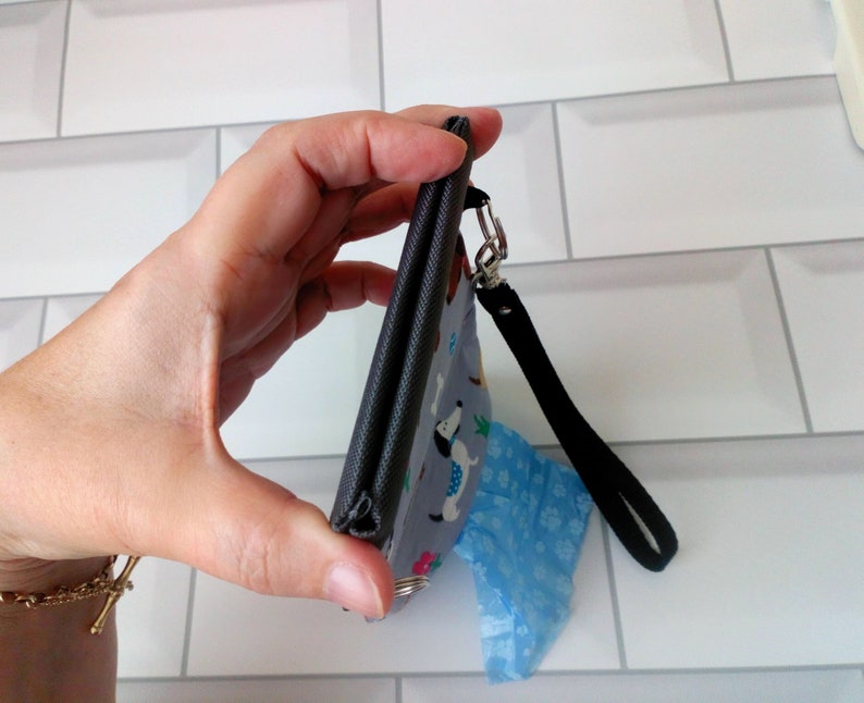 Dachshund Combined Treat and Poo Bag Dispenser With Snap Shut Etsy