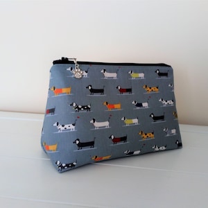 Dachshund Luxury Padded Cosmetic Make Up Bag
