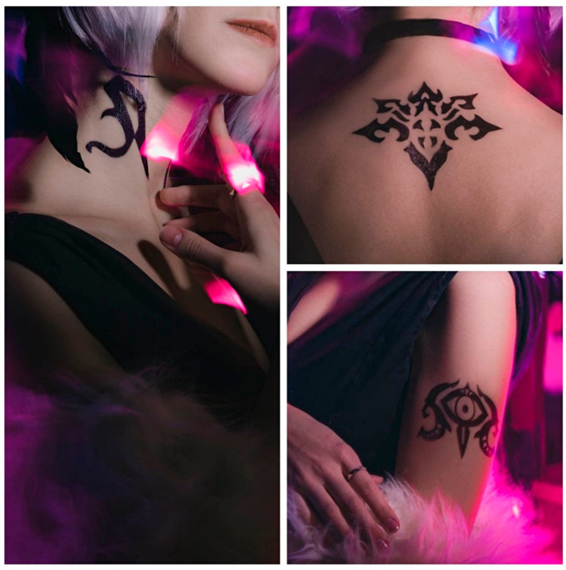 Scion Of The Seventh Dawn Tattoo Temporary tattoo FFXIV pack | Etsy
