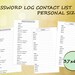 Steven Duck reviewed Contact List 2020 Personal Size,  Password log Filofax,  Personal Size Printable, Filofax Personal organizer, PDF,Instant Download