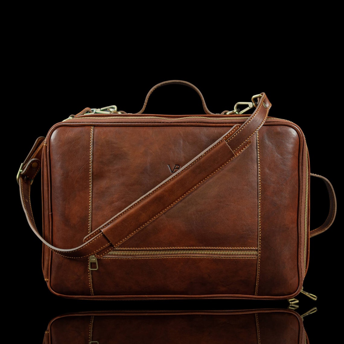 backpack and briefcase