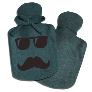 Hot water bottle ice pack Dad Husband / with or without bow image 1