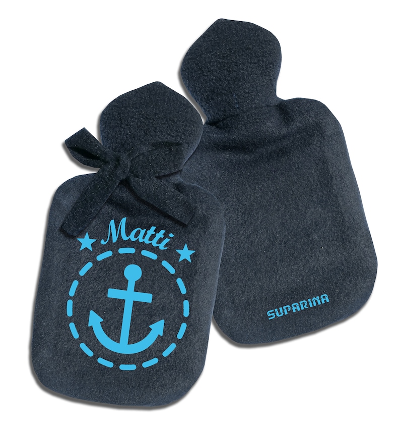 Hot water bottle anchor personalized image 6