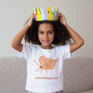 ABC 123 100 Animals ORGANIC birthday children's shirt with desired motif and name or text image 1