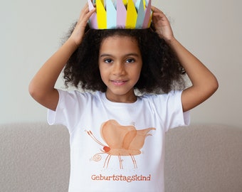 ABC 123 100 Tiere BIO Geburtstags Kinder Shirt mit Wunschmotiv und Name oder Text