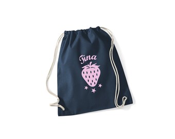 Sac de sport sac de maternelle fraise