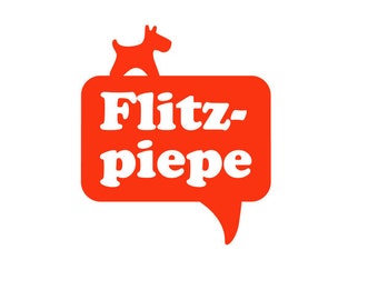 Bügelbild Flitzpiepe