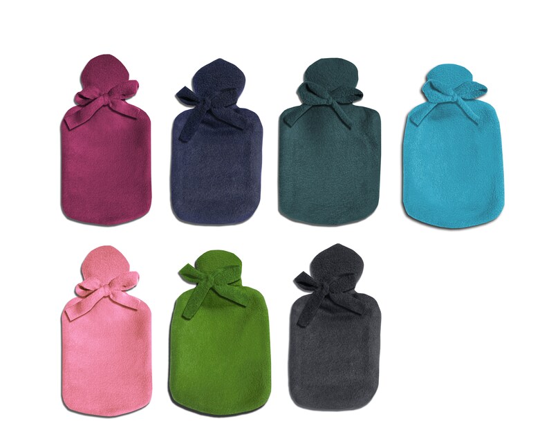Wärmflasche mit Fleecebezug Wunschmotiv und Name / personalisiert / individuell in verschiedenen Farben Bild 3