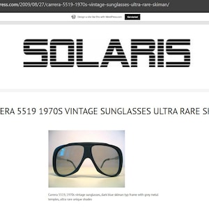 CARRERA 5519 - made in Austria - Rare aviator sunglasses MEGARARE NOS (Never sold and seen before / Unique - Museum State) Bild 6