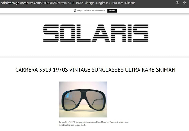 CARRERA 5519 - made in Austria - Rare aviator sunglasses MEGARARE NOS (Never sold and seen before / Unique - Museum State) Bild 6