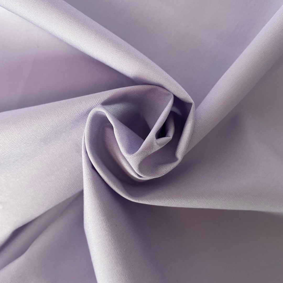 Solid Pastel Purple Fabric Rose and Hubble Cotton Fabric Etsy